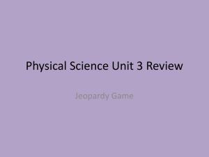 Unit 3 Review Jeopardy Game