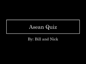 Asean Quiz by Bill and Nick