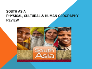 SOUTH ASIA CORNELL NOTES ACTIVITY