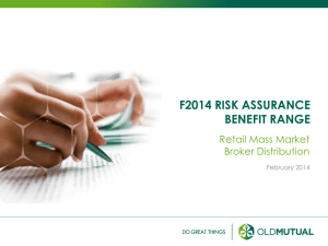 Risk Assurance Benefit Range - Home | OMBD