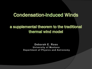 Condensation Induced Winds presentation 2012