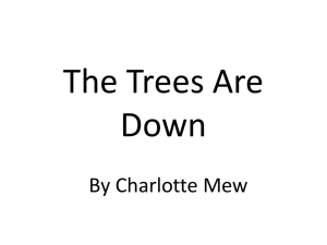 The Trees Are Down - asliteratureavcol