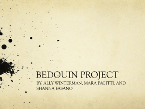Bedouin Powerpoint 1CD Pacitti - MND-Dodds-FCC