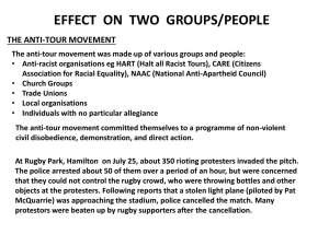 EFFECT ON THREE GROUPS/PEOPLE