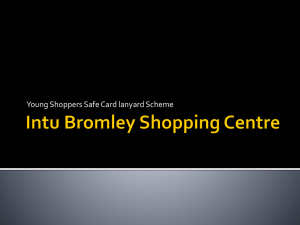 Intu Bromley Young Shoppers Safe Card Scheme