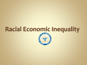 Racial Economic Inequality