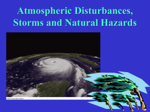 10. Atmospheric Disturbances, Storms and Natural Hazards