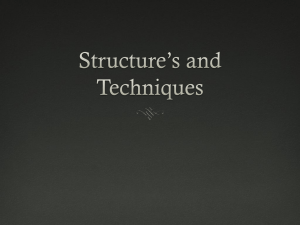 Structure*s and Techniques