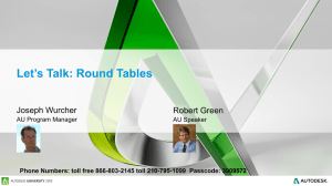Let`s Talk: Round Tables