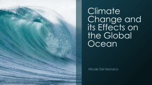 Nicole-Climate Change, Global Ocean