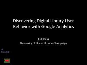 Discovering Digital Library User Behavior with Google