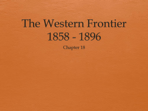 Western Frontier Powerpoint
