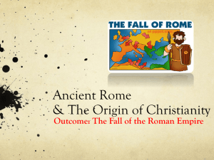 rome fall of roman empire notes 2014