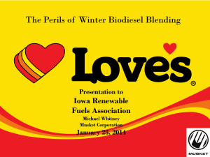 Why We Buy Biodiesel - Iowa Renewable Fuels Association