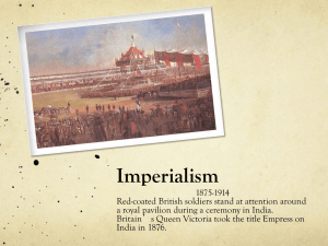 Imperialism - Al Iman School