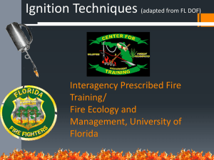 Prescribed Fire - University of Florida