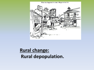 rural depopulation