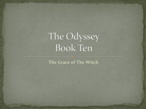 The Odyssey Book Ten - Mr. Deleeuw`s English 1