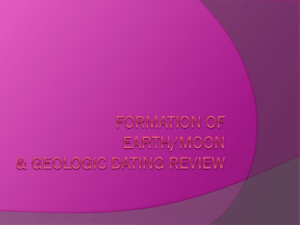 Review PPT - Moon, Earth and Dating