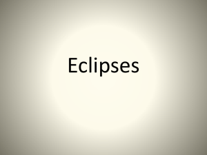 Click here to view a PowerPoint on Eclipses