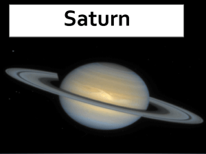 Saturn-Science Project