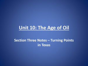 Unit 10, Section Three Notes