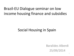 Social Housing in Spain