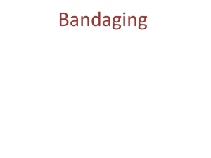 Wound Bandaging- student 2