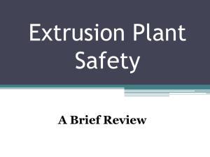 Extrusion Plant Safety