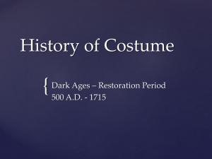 Part 1 History of Costume