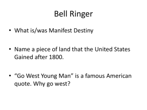 CH 12 Change and Conflict in the American West