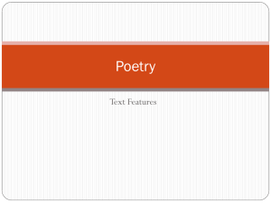 Poetry-text features - alena
