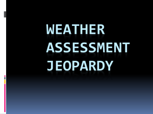 Weather Assessment Review