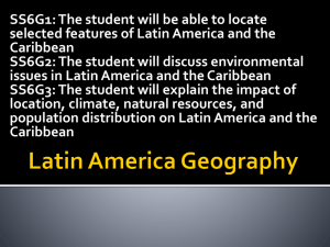 Notes - Latin America Geography