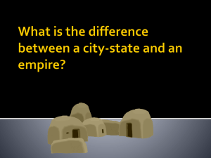 What is the difference between a city-state and an