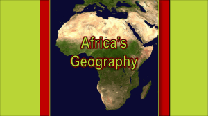 Geography of Africa - Effingham County Schools