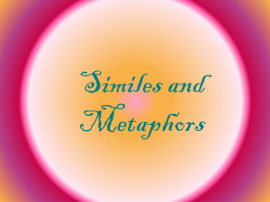 Similes and Metaphors Dani