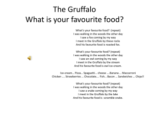 The Gruffalo - WordPress.com