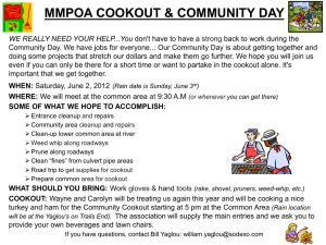 MMPOA COOKOUT & COMMUNITY DAY WE REALLY NEED YOUR