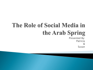 How Social Media Affected the Arab Spring complete