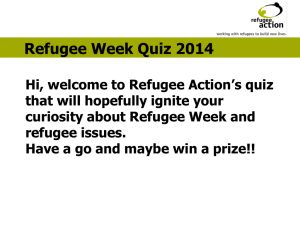 refugee action quiz