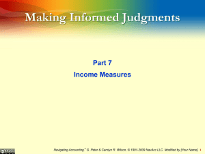 Teaching Judgment - NavigatingAccounting.com