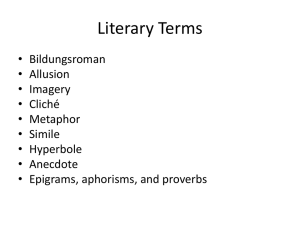Literary Terms - Issaquah Connect