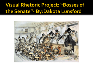 Visual Rhetoric for *Bosses of the Senate*: