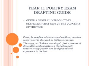 Poetry exam how-to PP