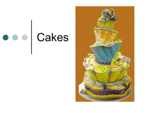 Cakes Powerpoint - As a matter o` FACt!