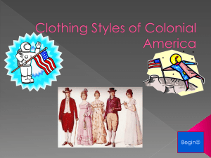 Clothing Styles of Colonial America by Laura - CFFinfo
