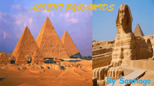 Why did they build the pyramids?