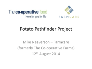 Potato Pathfinder Project