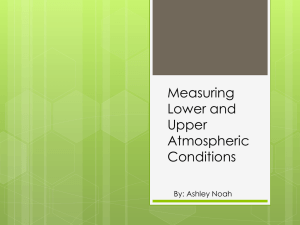 Measuring Lower-Atmospheric Conditions